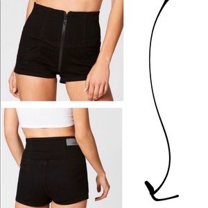 CARMAR shorts, black, stretchy, short, 24